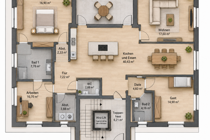 Wohnung zum Mieten in Hövelhof 1.750,00 € 139.9 m²