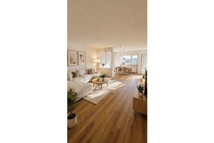 Erstbezug n. Renovierung: helle 3-Zimmer Wohnung (Balkon, Garage) - Groß-Gerau