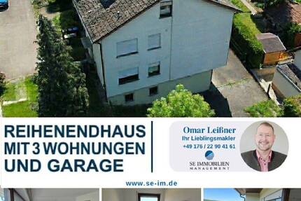 *Gepflegtes, teilvermietetes Reihenendhaus mit 3 Wohnungen zu verkaufen!* - Ispringen