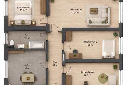 Wohnung zum Mieten in Aschersleben 496,00 € 70.34 m²