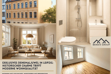 Schicke 4-Zimmer-Denkmalwohnung mit AfA & KfW Mitteln I Moderne Ausstattung I Zentral in Taucha
