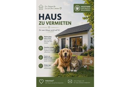 Wohnen in der Ruheoase mit Haustieren - Walldürn