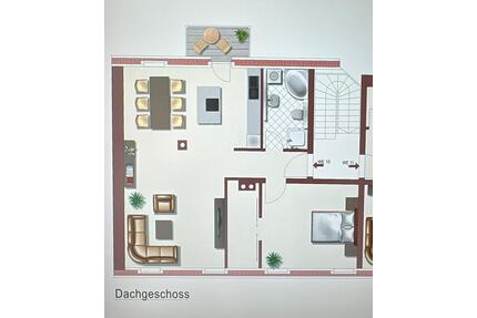 Stilvolle 2,5 Zi DG-Whg in bester Lage Bambergs, Balk, hochw. KÜ