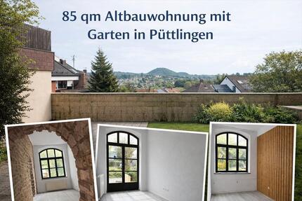 85 qm Altbauwohnung mit Garten Blick über Püttlingen ab Mai