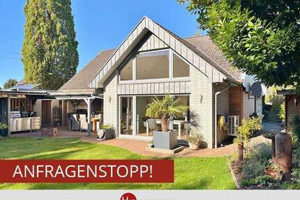 Helles Haus in Stuhr-Varrel mit offenem Giebel, Kamin & Garten!