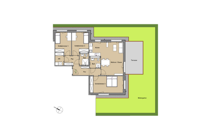 Wohnung zum Mieten in Leverkusen 1.495,00 € 104 m²