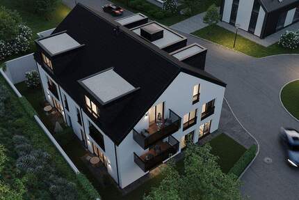 Moderne NEU!bauwohnung im Erdgeschoss: 3 Zimmer, barrierefrei, mit Terrasse und Gartenanteil! - Velbert Nierenhof