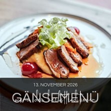 Gänsezeit: Klassisches Gänse-Dinner - Herbstliches Gänsemenü im Mauerwerk