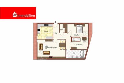 3-Zimmer-Mietwohnung - 505,00&nbsp;EUR Kaltmiete, ca.&nbsp; 90,00&nbsp;m&sup2;&nbsp;Wohnfl&auml;che in Steinbach-Hallenberg (PLZ: 98587)