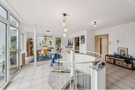 Helle, großzügige 4-Zi. Maisonettewohnung mit Panoramablick in ruhiger Waldrandlage von Bermersbach - Forbach