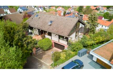 Familienidyll in Hanglage: Modernes Holzständerhaus mit Einliegerwohnung und traumhaftem Ausblick - Birkenau