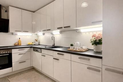 Helles Souterrain-Loft 100 m²| Einbauküche | Passivhaus| A8-Nähe - Günzburg