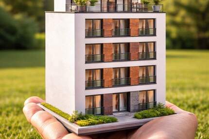 Grundstück mitten in Tegel für Stadthaus mit 4 12 Etagen - Berlin