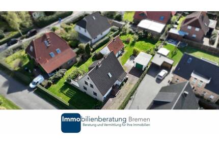 Einfamilienhaus mit Garten und massivem Nebengebäude - Lilienthal Falkenberg