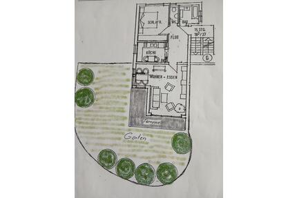 Eigentumswohnung mit Garten, 89250 Senden-Wullenstetten - Erbach