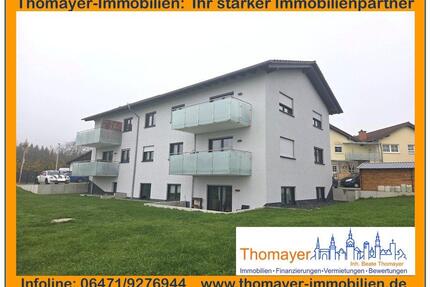 Helle 2-Zimmer-Neubauwohnung mit Balkon und Aufzug!!! - Mengerskirchen