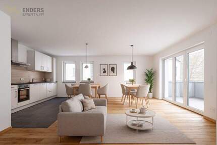 Moderne Eigentumswohnung mit Balkon und Blick auf die Sauer - Nähe Wasserbillig, barrierefrei - Langsur