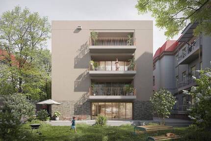 Nahe Arthur-Bretschneider-Park - Stilvoller Neubau, Eigentumswohnung mit 3 Räumen und großer Loggia - Leipzig Eutritzsch