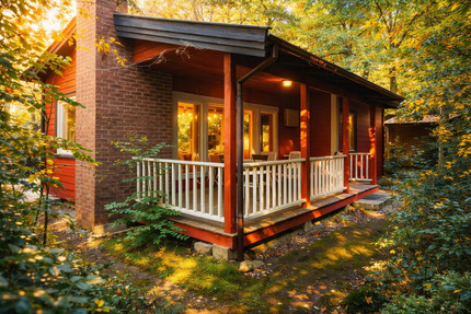 Dein Wald-Paradies! Möbliertes Holzhaus -Kamin & Riesengrundstück - Hatten