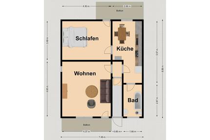 Vermiete Haus im Ortskern von Schönbrunn im Steigerwald -
