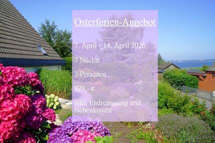 ❤️OSTERFERIEN - ANGEBOT❤️ Stilvollles Ferienhaus mit grandiosen Ostseeblick Kamin Kalvir 8 Pers. - Langballig