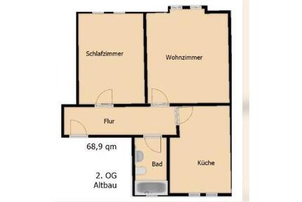 Ich biete an in Vertretung des Eigentümers eine 2,5 Zi. Wohnung - Herten Bertlich