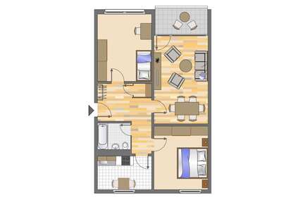 Wohnung zum Mieten in Neuss 799,00 € 75 m²