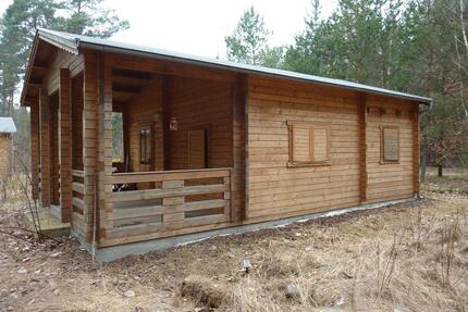 BLOCKHAUS GARTEN LAUBE URLAUB FREIZEIT GRUNDSTÜCK POTSDAM BERLIN - Brück