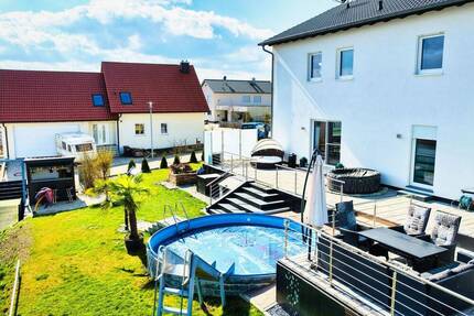 Exklusives Einfamilienhaus mit Pool & Gartenparadies - hochwertiges Wohnen nahe Augsburg! - Zusamaltheim