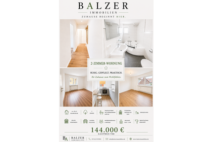 Wohnung zum Kaufen in Gaggenau 144.000,00 € 49 m²