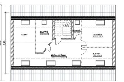 Galeriewohnung mit 3 Zimmern und hohe Decken und Klimaanlage Neu - Mannheim Gartenstadt