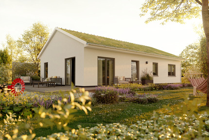 Bungalow mit Gründach. - 437.350,00&nbsp;EUR Kaufpreis, ca.&nbsp; 102,00&nbsp;m&sup2;&nbsp;Wohnfl&auml;che in Bielefeld (PLZ: 33729) Brake