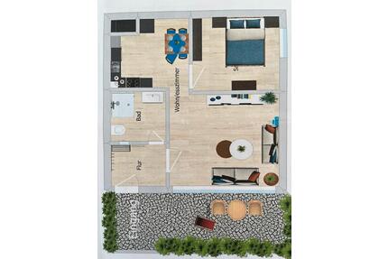 2 Zimmerwohnung in Neckarsulm O-heim - Untereisesheim