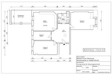 Großzügige 3-Raum-Wohnung in Top-Lage - Görlitz
