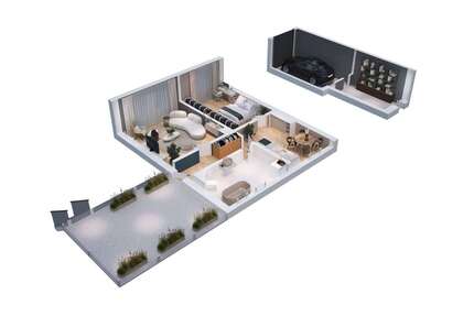 Wohnung zum Mieten in Marbach 1.095,00 € 73 m²