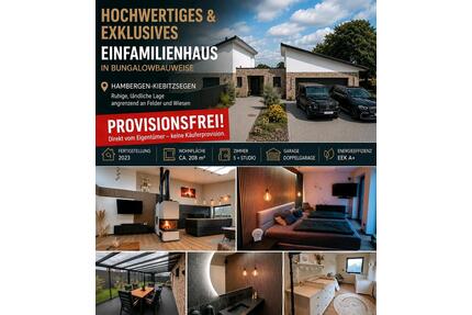 Exklusives Einfamilienhaus im Bungalowbauweise - Hambergen
