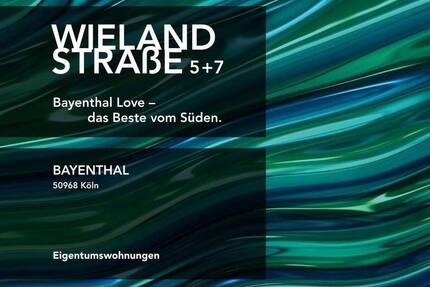 Urbanes Leben & Rhein-Nähe – stilvolle 2-Zimmer-Wohnung in der Wielandstr. 5 + 7! WE 8 - Köln Bayenthal