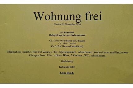 Wohnung zu vermieten - 890,00&nbsp;EUR Kaltmiete, ca.&nbsp; 127,00&nbsp;m&sup2; in Kropp (PLZ: 24848)