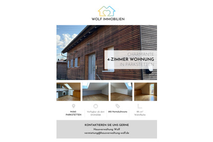 4-Zimmer-Wohnung in Parkstetten bei Straubing