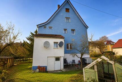 Privatverkauf Zweifamilienhaus mit Garten Garage und Büro - Ichenhausen