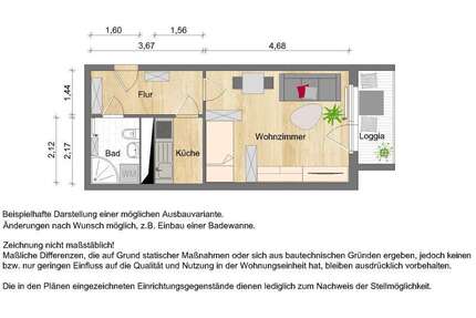 Wohnung zum Mieten in Zwickau 207,70 € 31 m²