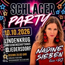 Schlagerparty - mit Nadine Sieben live + DJ
