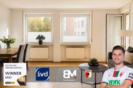 Bezugsfrei! Helle 3-Zimmer-Wohnung mit Stellplatz & Balkon in Neusäß-Steppach -2010 saniert - Neusäß / Steppach Steppach b.Augsburg