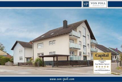 Dachgeschosswohnung inkl. Appartement im Untergeschoss in Speyer-West