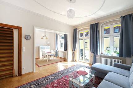 Stilvolle Maisonette mit Galerieebene und Süd-Balkon direkt am Heidelberger Platz - Berlin Wilmersdorf