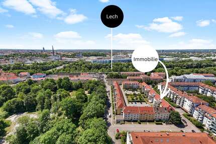Wohnung zum Kaufen in Augsburg 314.000,00 € 89 m²