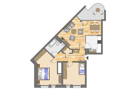Wohnung zum Mieten in Dortmund 490,95 € 76.61 m²