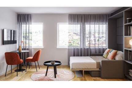 1,5-Zimmer- Apartment, vollmöbliert, zentral, Nahe der Altstadt - frei ab 01.06.2026 - Nürnberg Rosenau