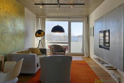 (EF0500_M) Dresden: Coswig, genial gestaltete Dachwohnung mit Balkon, neu möbliert, WLAN und PKW-Stellplatz inklusive