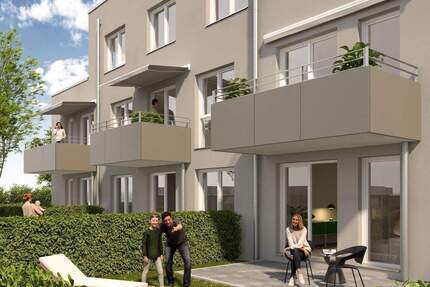 In dem Jahr bezugsfertig! 3-Zi.-Whg. im 1.OG mit West-Balkon, Bad mit Fenster, Top-Ausstattung, jetzt schon besichtigen! - Fürth Ronhof